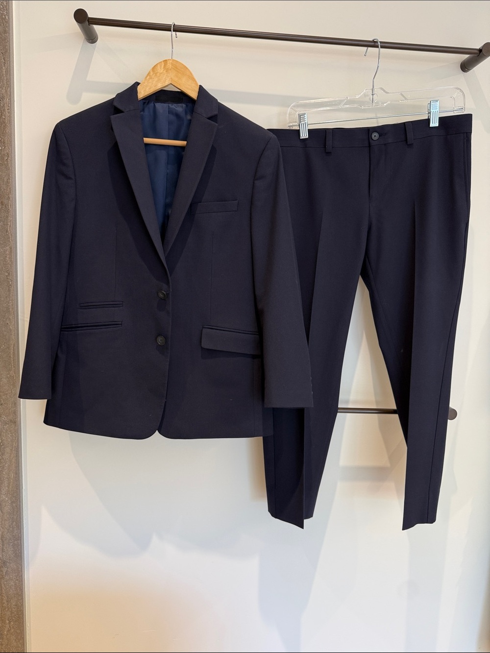 Marc New York Men's Navy Two-Piece Suit